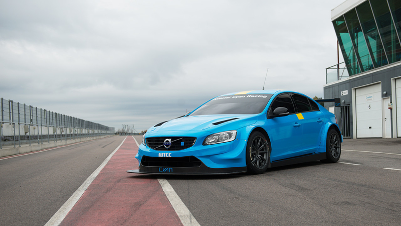 Illustration for article titled Volvo's New S60 Touring Car Racer Is A Sinister Swedish Speed-Meatball